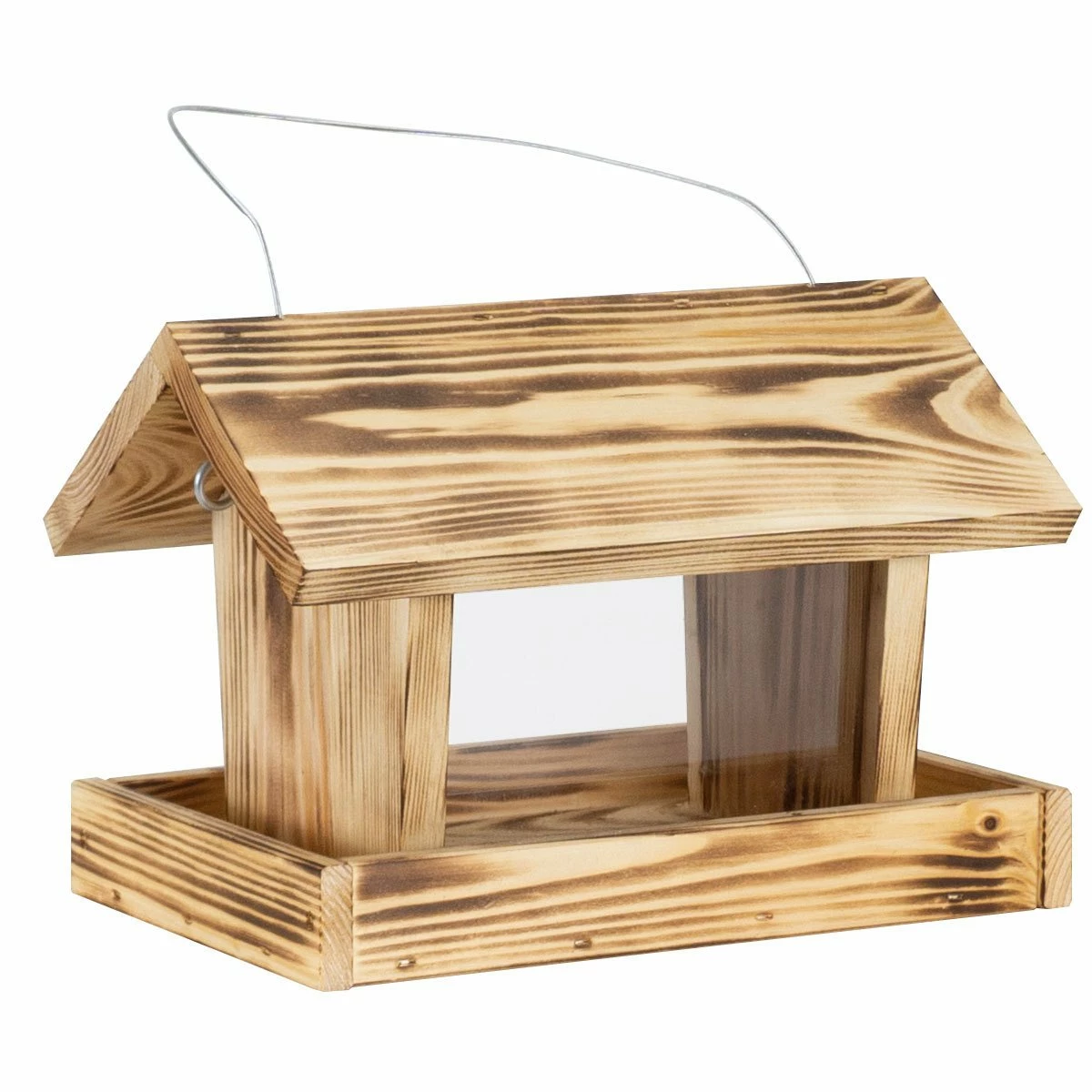 Kiefer-Vogelfutterhaus, Geflammt, H19,5 X 28 X 19 Cm