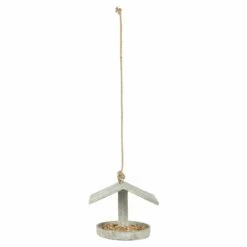 Futterhänger 'Aged Resin', Grau, Ca. 19 X 17 X 16 Cm