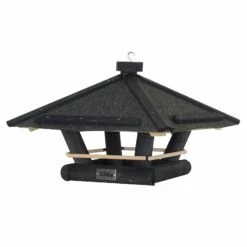 Futterspender, Schwarz, 36 X 36 X H 27/29 Cm