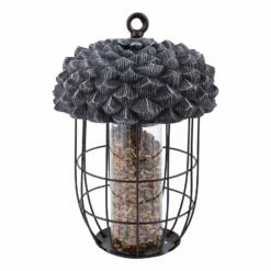 Eichel-Schutzfuttersilo, Braun, Ca. 20 X 20 X 29 Cm