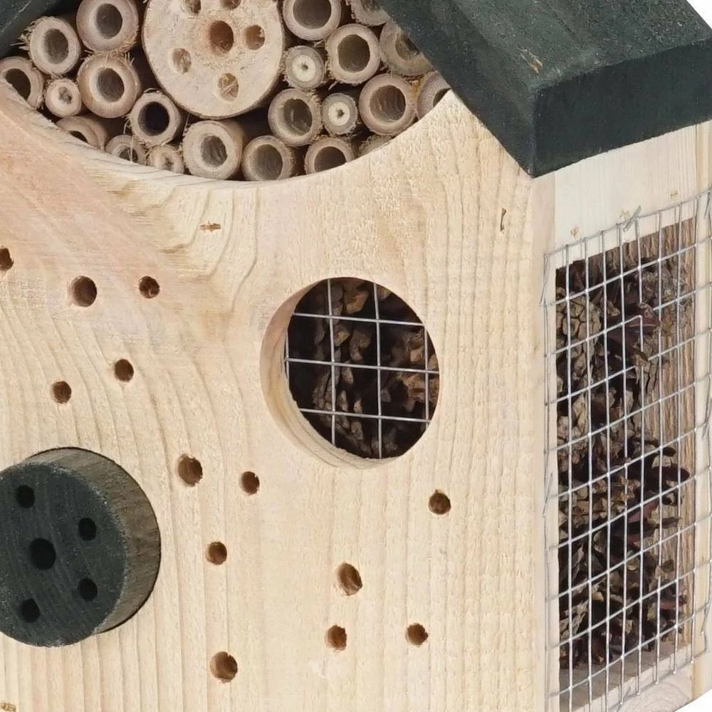 Insektenhotel, Kieferholz, Natur, 18 X 15 X 27/29 Cm – Bild 2