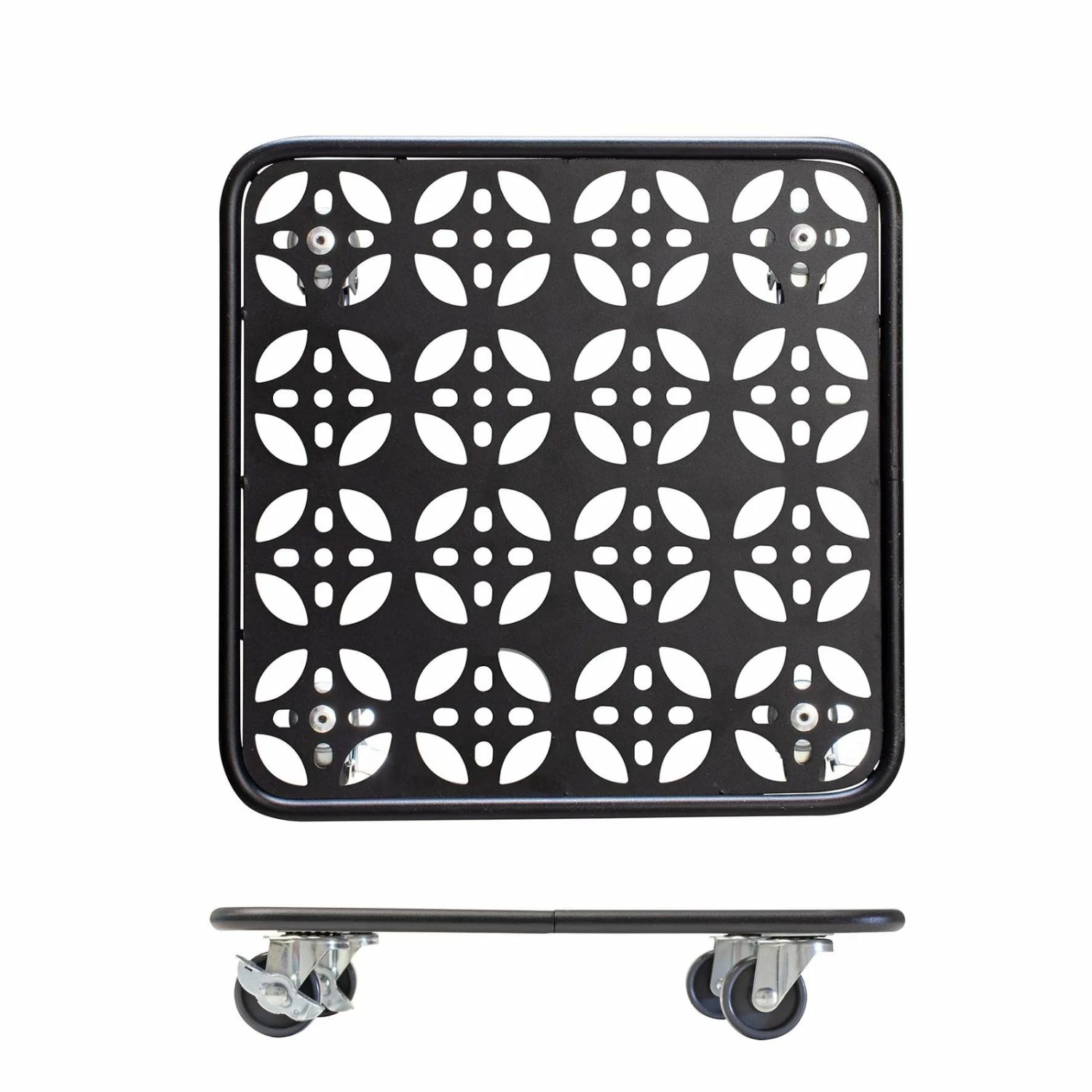 Pflanzenroller GH0936/0937, Tragkraft 80 Kg, Schwarz, Ø 30 Cm – Bild 4