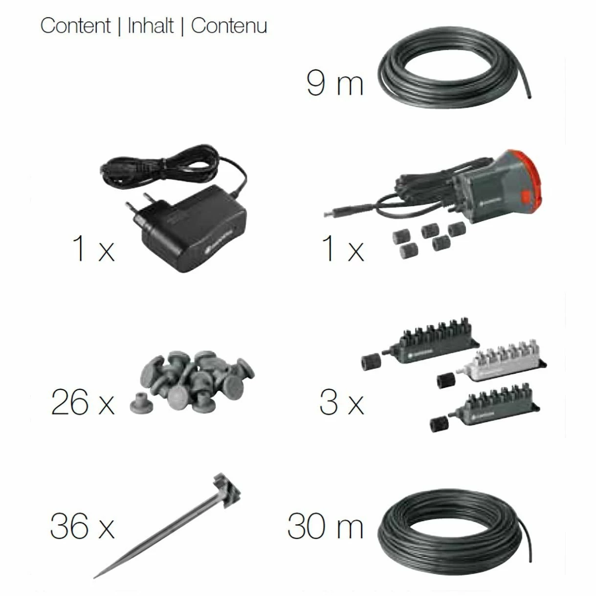 Gardena Urlaubsbewässerung City-Gardening, Bis Zu 36 Töpfe, Transformator, Zeitschaltuhr – Bild 2