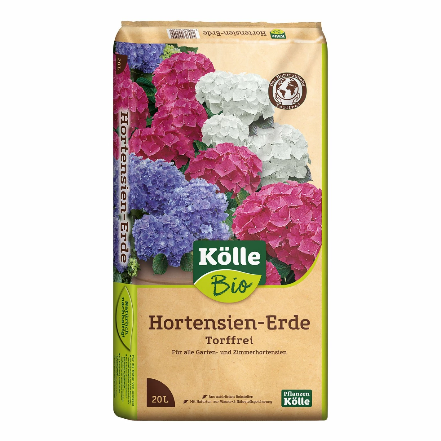 Kölle Bio Hortensienerde Torffrei, 1200l, 60 Sack á 20l – Bild 2