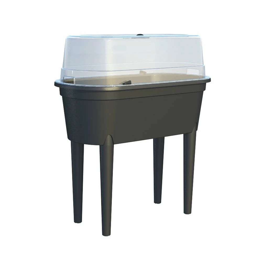 Hochbeet Mit Deckel, Anthrazit, L80 X B40 X H83 Cm – Bild 2