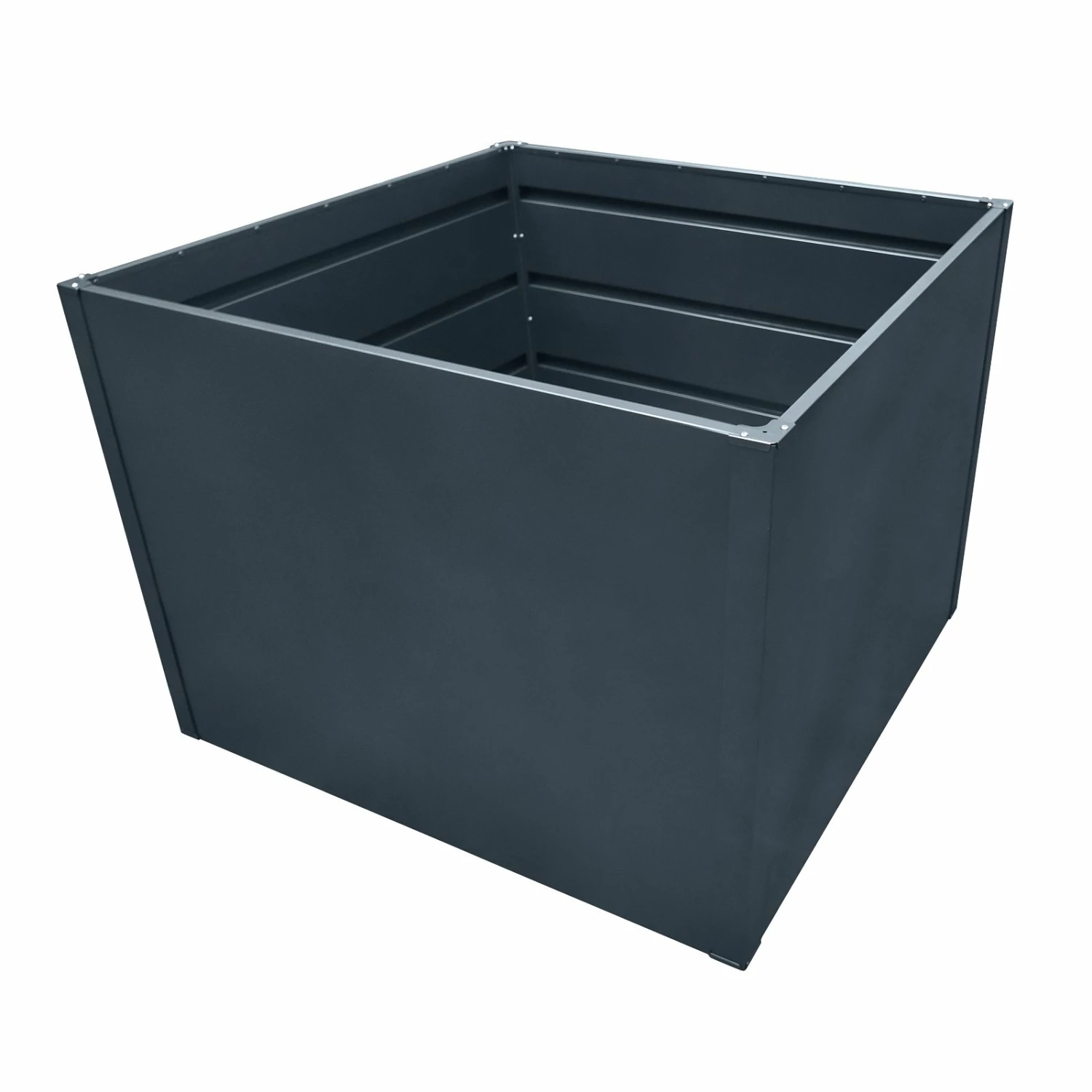 Hochbeet Mit Doppelwand, Anthrazit – Bild 2