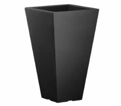 Pflanzgefäß "Capri" Quadratisch, Anthrazit