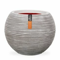 Pflanzgefäß Tutch Riffel Jacob, Elfenbein, Ø 40 X H 32 Cm