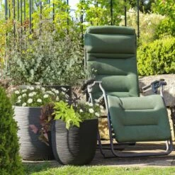 Pflanzgefäß Rib Cullen Schwarz, Ø 35 X H 34 Cm