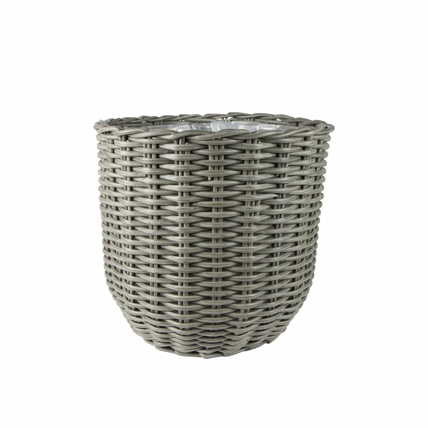 Pflanzkorb Jente, Grau, Ø 35 X H 30 Cm