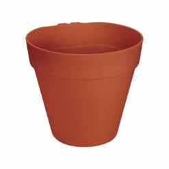 Elho Pflanzgefäß "Loft Urban Round" In Brique, UV-beständig, Robust