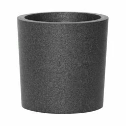 Pflanzgefäß IQ Dutch Hanna, Schwarz, Frostfest Bis - 40 °C, 100% Recycelbar