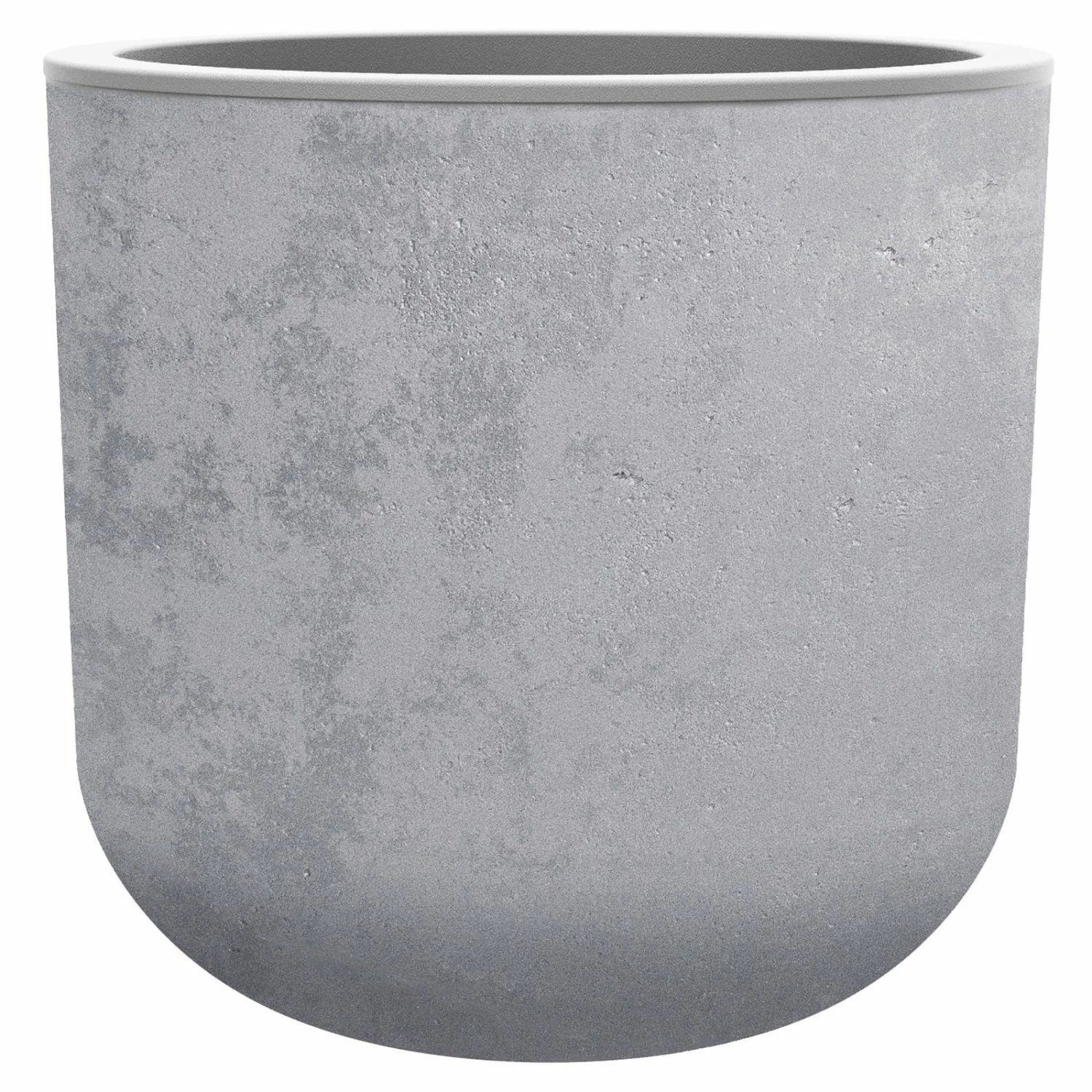 Pflanzgefäß 'Basalt Up Egg', Betongrau, Ø 38,5 X H 36,8 Cm