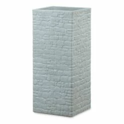 Pflanzgefäß 'Muretto High', Grau, L 26 X B 26 X H 60 Cm