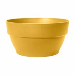 Elho Pflanzschale 'Vibia Campana', Gelb, Kunststoff, Ø33,9 X H17,4 Cm