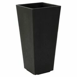 Pflanzgefäß 'Sonata', Schiefer, Kunststoff, Ca. 26 X 26 X 50 Cm