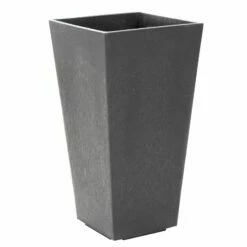 Pflanzgefäß 'Sonata', Granit, Kunststoff, Ca. 36 X 36 X 71 Cm