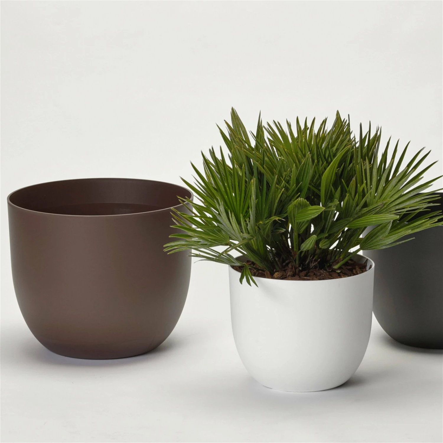 Pflanzkübel 'Rio', Weiß, Ø 39 X H 32,5 Cm – Bild 2