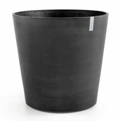 Pflanzgefäß 'Amsterdam', Dunkelgrau, Ø 60 X H 56 Cm