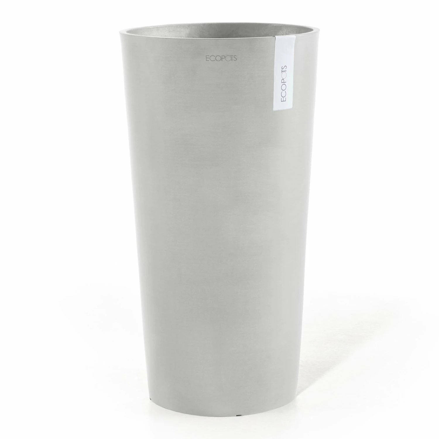 Pflanzgefäß 'Amsterdam Midi', Weißgrau