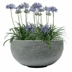 Pflanzschale Rock Line Banham, Granitgrau, Glasfaserverstärkter Kunststoff