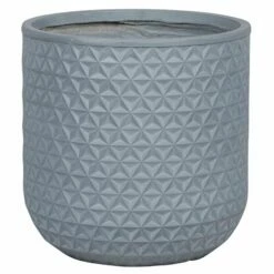 Pflanzgefäß 'Chester 04', Hellgrau, Ø 25 X H 25 Cm