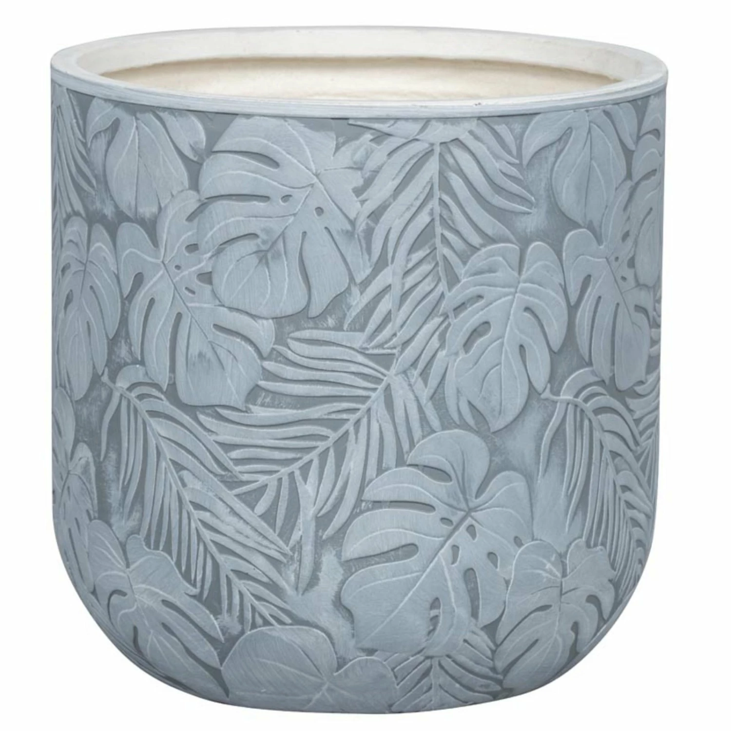 Pflanzgefäß 'Chester 08', Hellgrau, Ø 25 X H 25 Cm