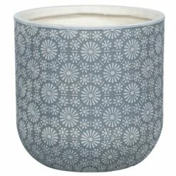 Pflanzgefäß 'Chester 02', Hellgrau, Ø 25 X H 25 Cm