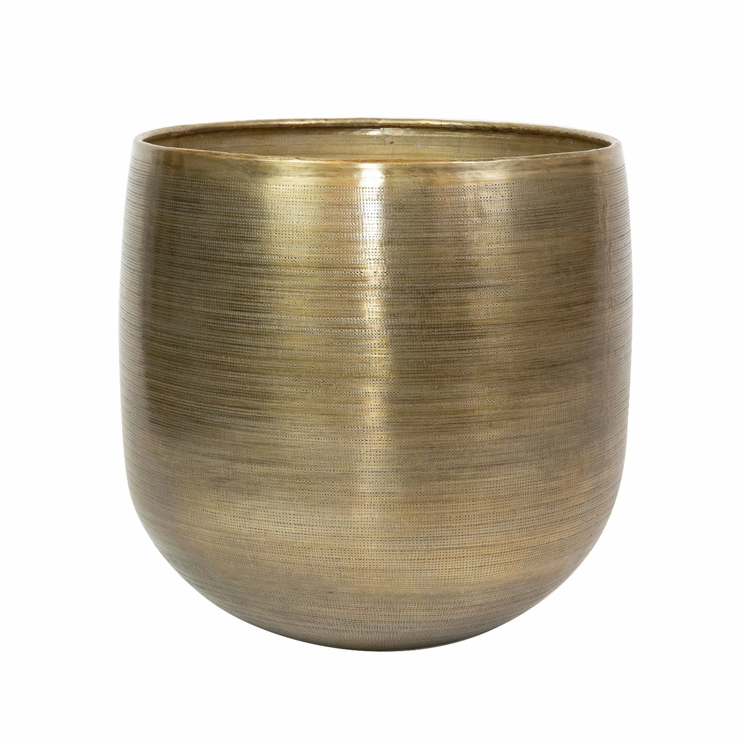 Pflanzgefäß 'Rowen', Gold, Ø 38 X H 30 Cm – Bild 2