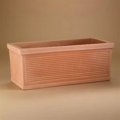 Euro 3 Plast Pflanzkasten Tere, Terra, Ca. 100 Cm, Erdvol. 128 L