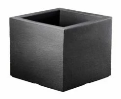 Pflanztrog "Kubus" Anthrazit, Ca. 40x40x34 Cm, Füllvolumen 25 L