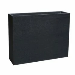 Pflanzkasten Graphit Crunch High, Anthrazit, Wasserdicht, Doppelwandig