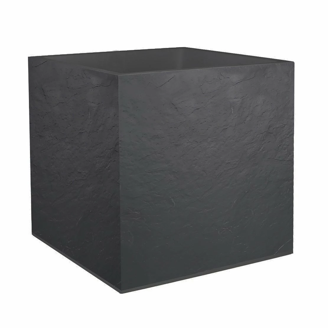 Pflanztrog 'Volcania Dado', Anthrazit, Kunststoff