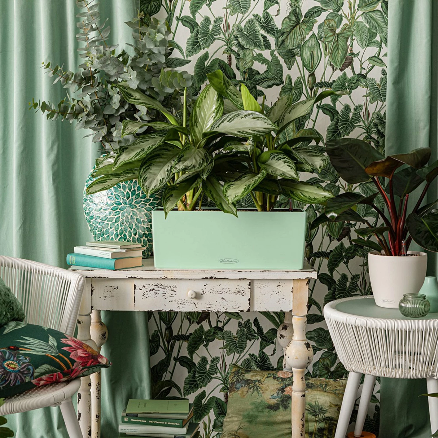 LECHUZA Balkonkasten 'Balconera Color 50', Pastellgrün, 50 X 19 X 19 Cm – Bild 2