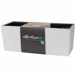 LECHUZA Balkonkasten 'Balconera Color 50', Lichtgrau, 50 X 19 X 19 Cm