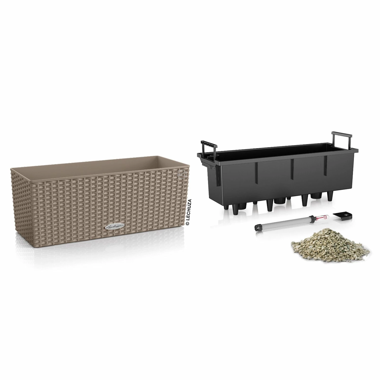 Lechuza 'Balconera Cottage 50', Sandbraun, 50 X 19 X 19 Cm – Bild 2