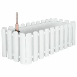 Bewässerungsblumenkasten 'Aqua Palido', Weiß, L 47 X B 19,5 X H 17 Cm