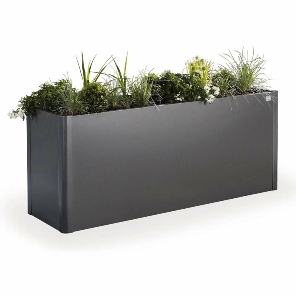 Biohort Pflanzbeet "Belvedere", Verzinktes Stahlblech, Zeitloses Design, Einlegeboden – Bild 3