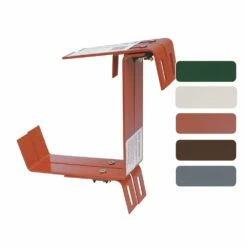 Blumenkastenhalter Aus Bandeisen, Terrakotta