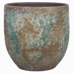 Übertopf "Luuk", Keramik, Grün, 24 Cm