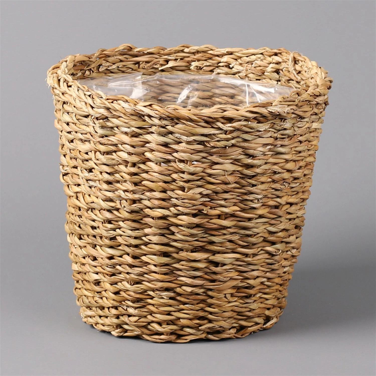 Seegraskorb 'Gaby' Mit Folieneinsatz, Natur, 25 Cm Ø